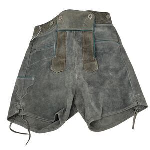 Vintage Men’s 30 German Lederhosen Genuine Leather Short Handcrafted Octoberfest